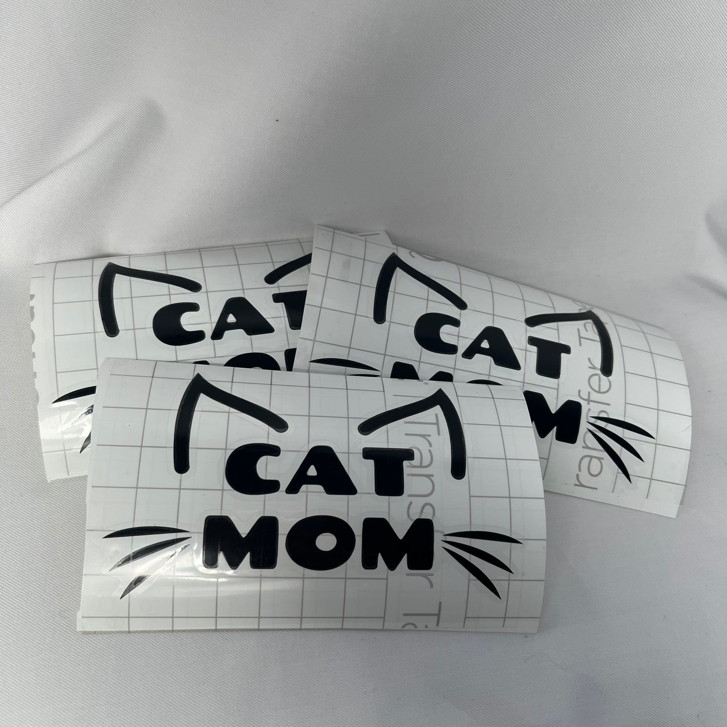 Cat Mom and Cat Dad- Vinyl Decal