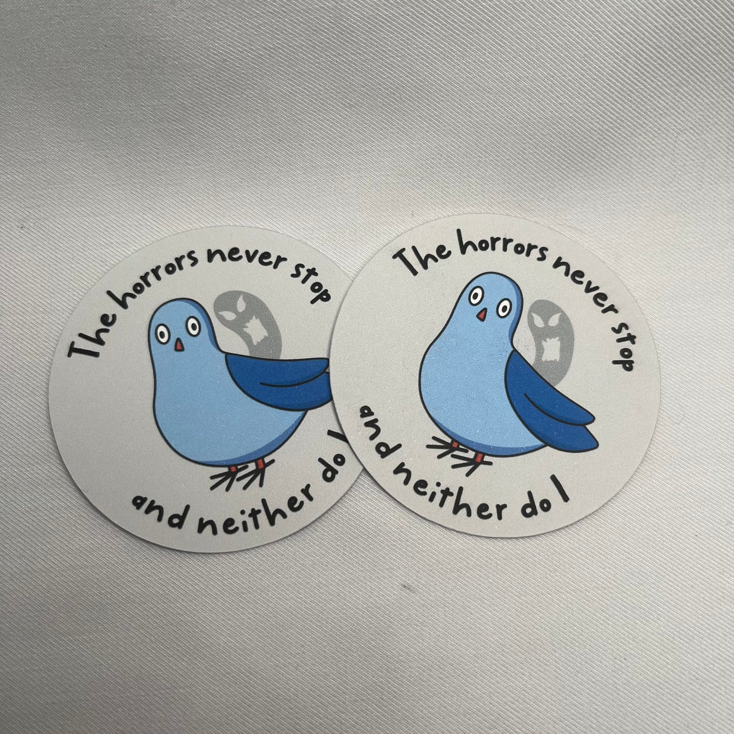 The Horrors Pigeon- Sticker