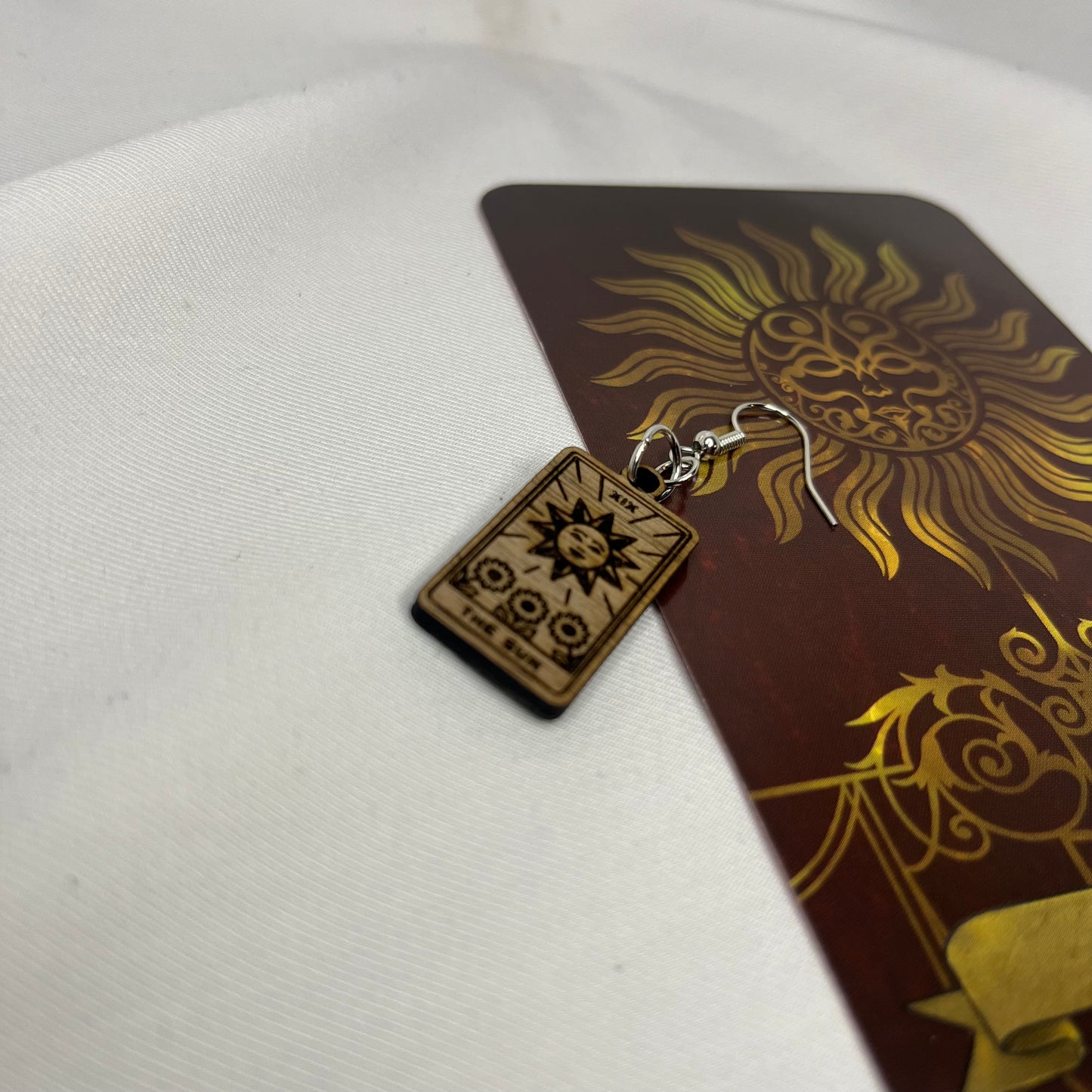 Tarot Earrings- Sun and Moon