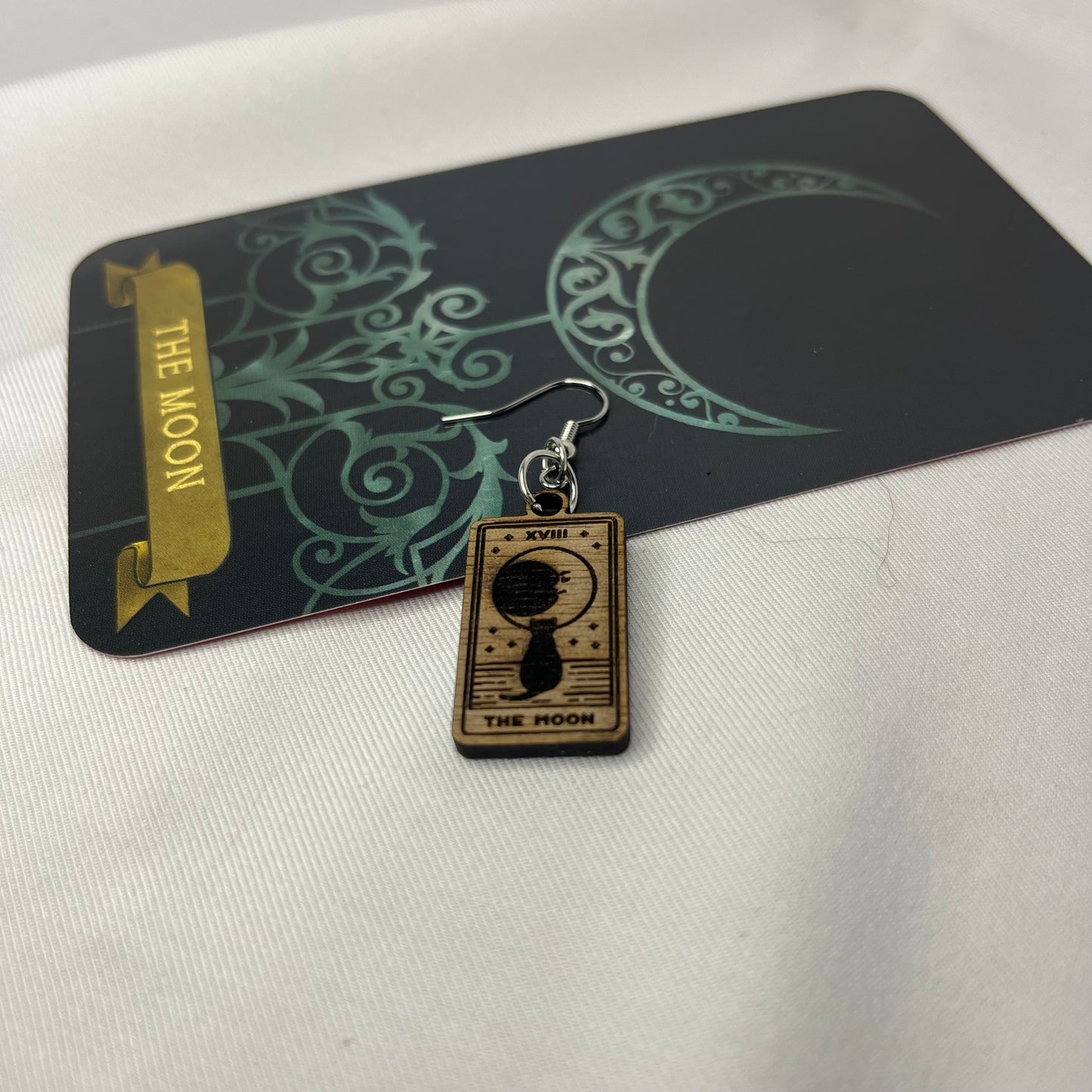 Tarot Earrings- Sun and Moon