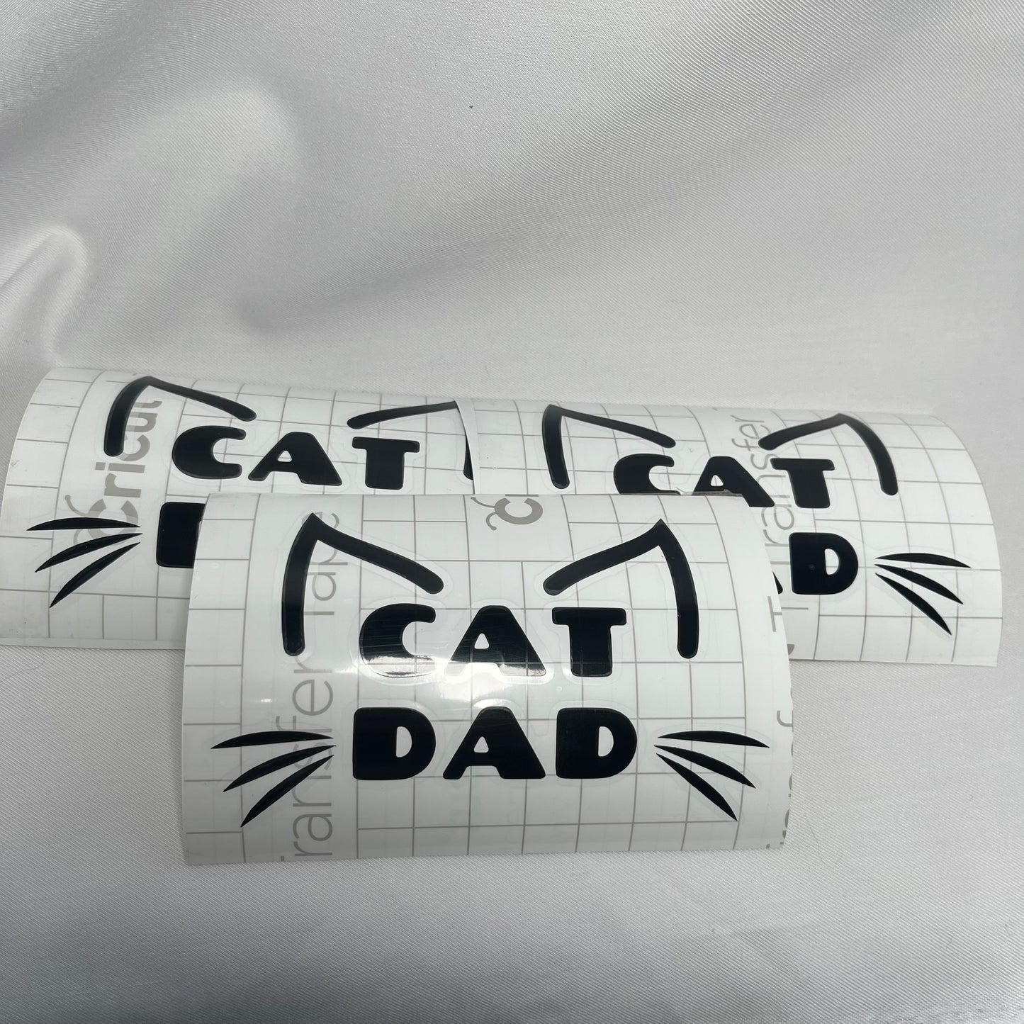 Cat Mom and Cat Dad- Vinyl Decal