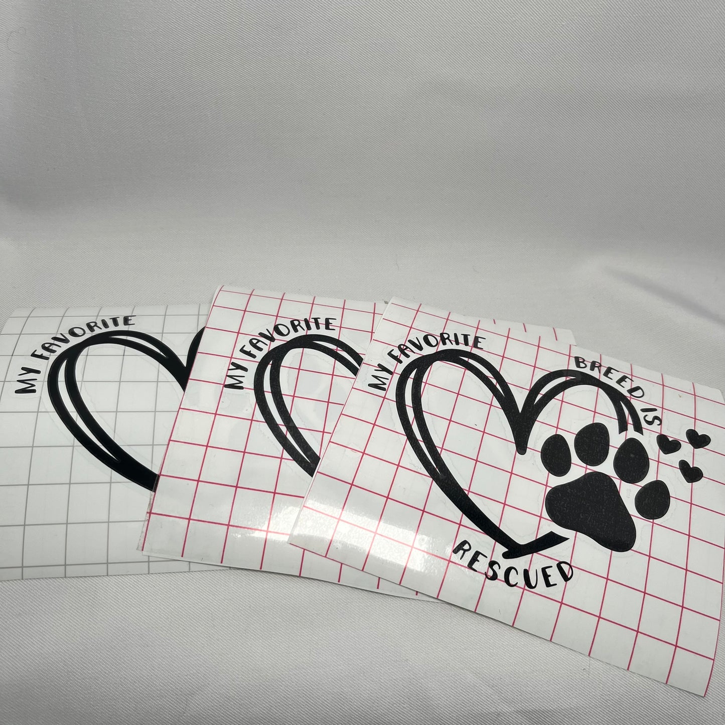 My Favorite Breed is Rescued- Vinyl Decal