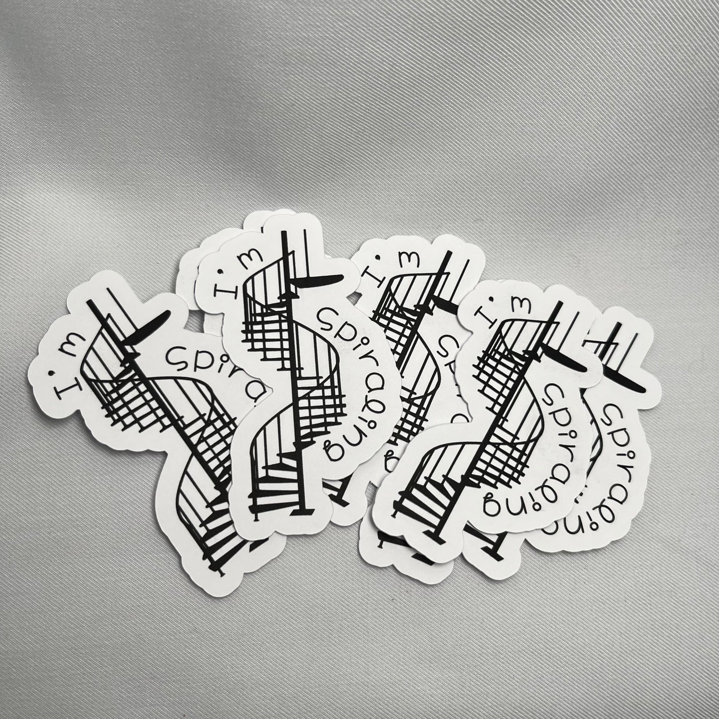 I'm Spiraling- Sticker