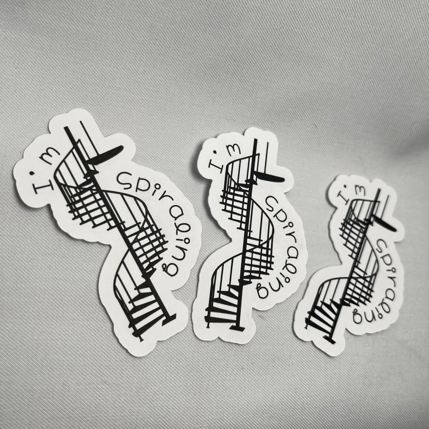 I'm Spiraling- Sticker