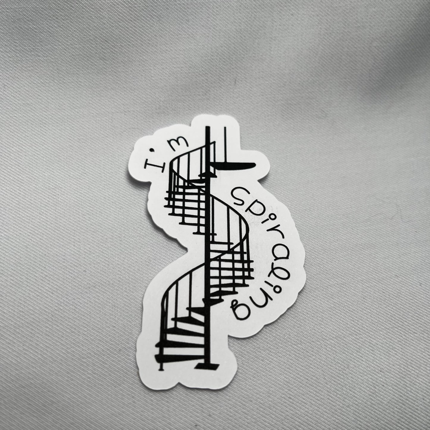 I'm Spiraling- Sticker
