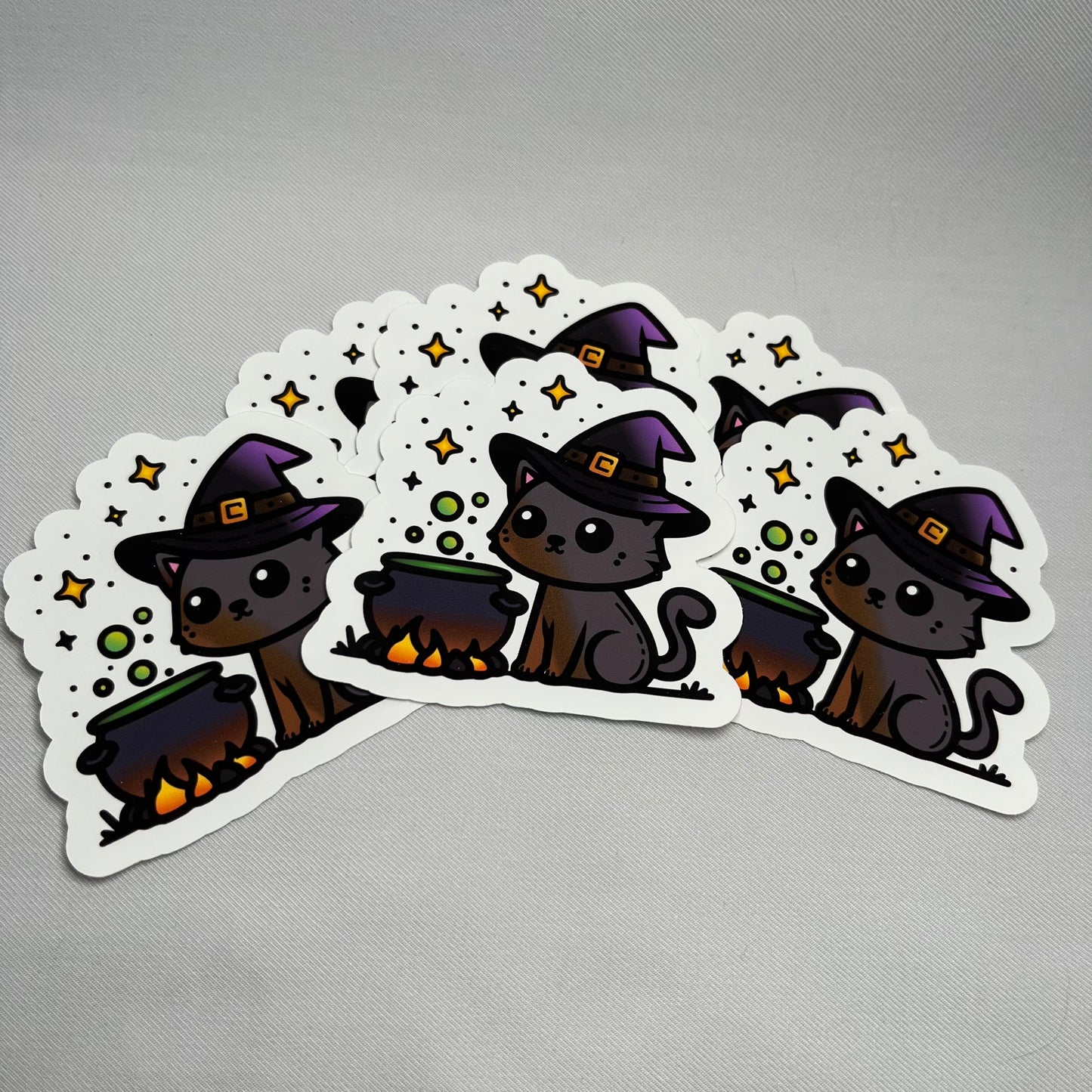 Cauldron Cat- Sticker