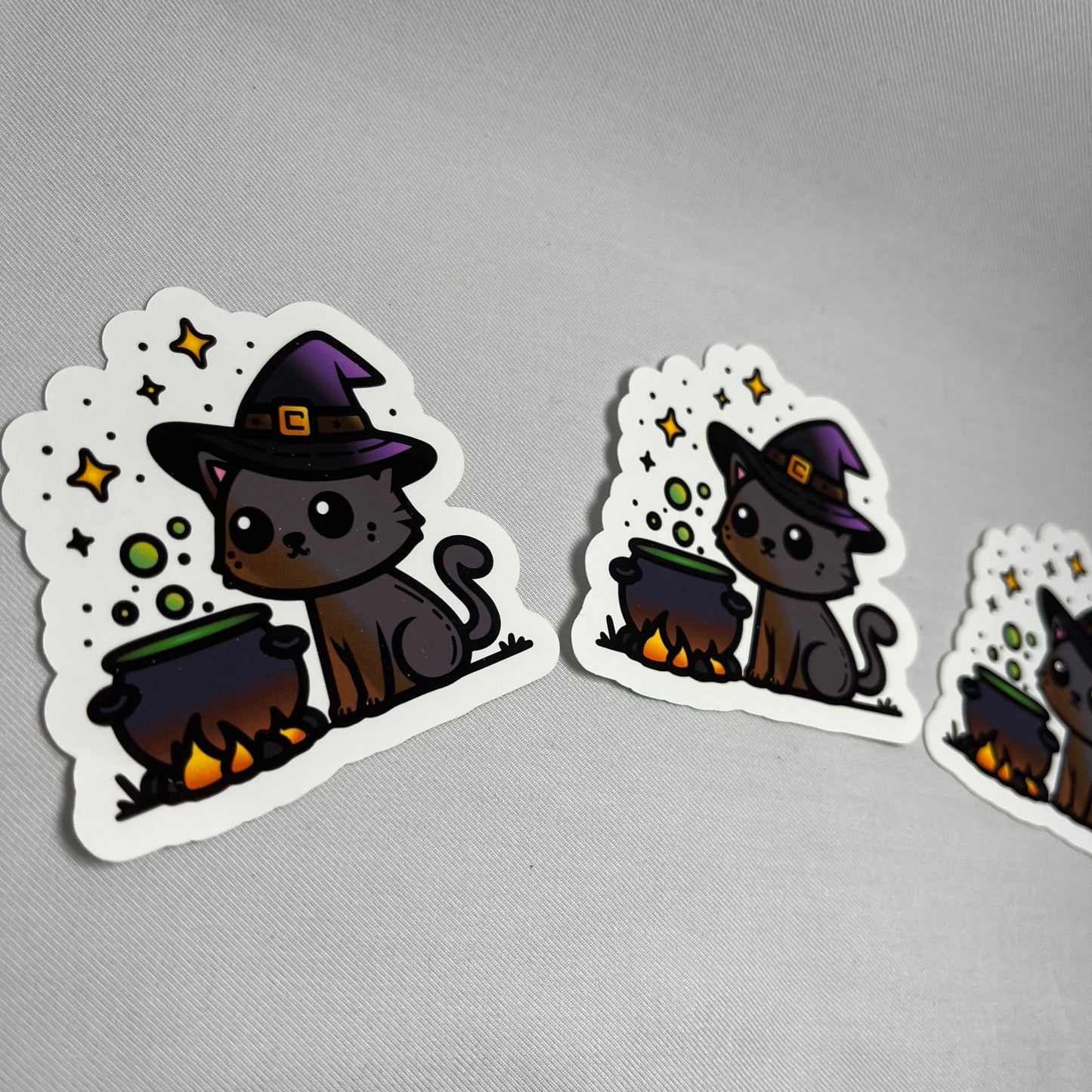 Cauldron Cat- Sticker