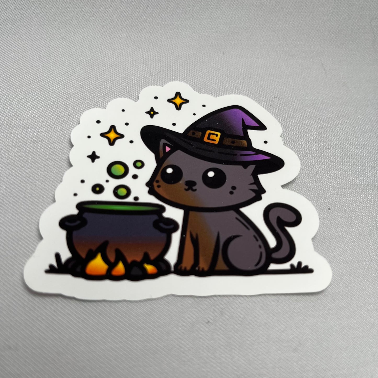 Cauldron Cat- Sticker