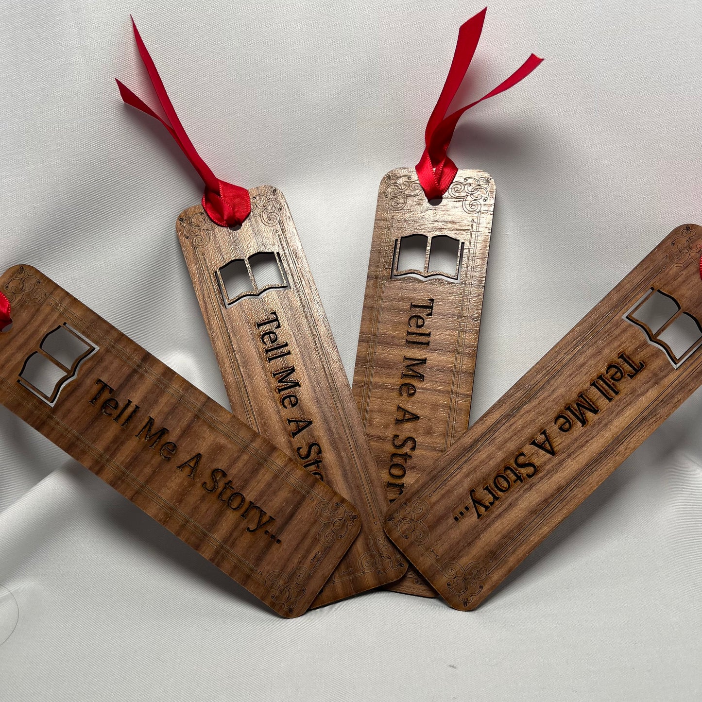 Tell Me a Story- Wooden Bookmark