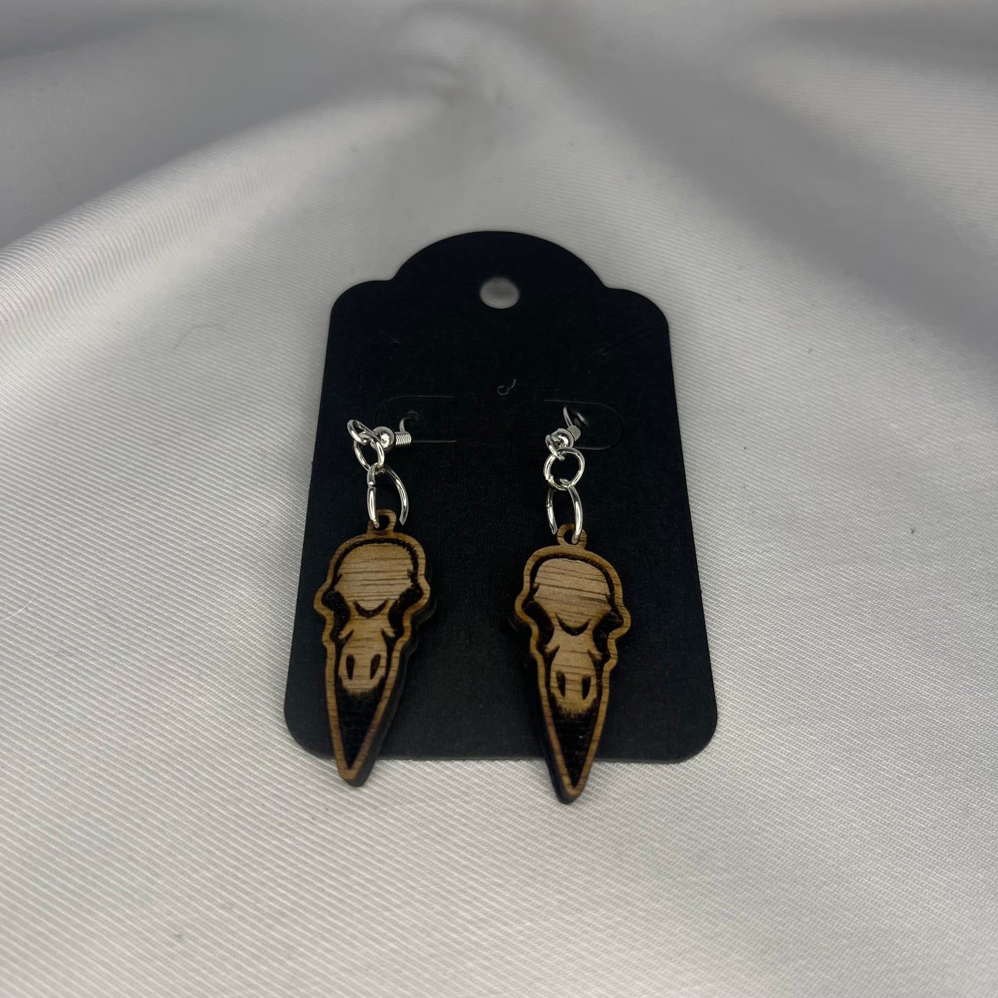 Raven Skull Earrings
