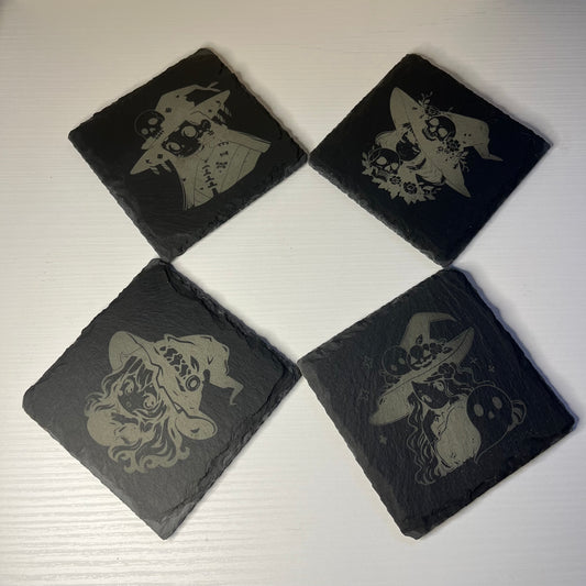 Witch Slate Coasters